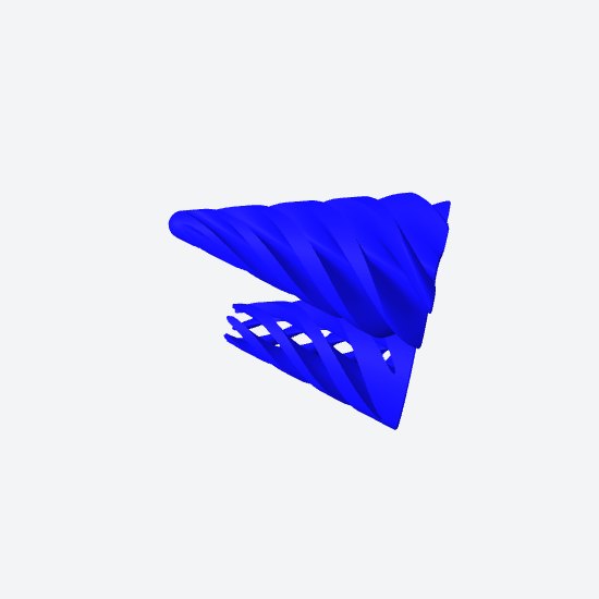 blue render